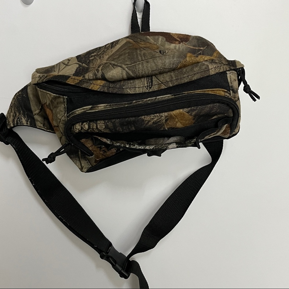 Fieldline Camouflage Ammo Tactical Hunting Belt Fanny Pack Camping Bag Zipper